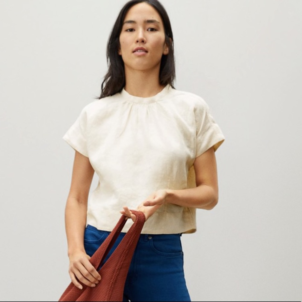 Everlane Linen Drape Tee